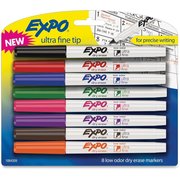 Expo Dry Erase Markers, Ultra Fine, Nontoxic, 8/ST, Ast SAN1884309